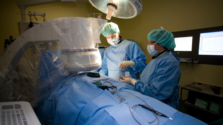 Op-Team am OP-Platz - Kardiologie - Immanuel Herzzentrum Brandenburg in Bernau bei Berlin