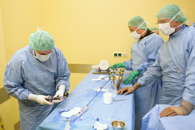 Herzzentrum Brandenburg - Galerie Kardiologie - Vorbereitung des Eingriffs